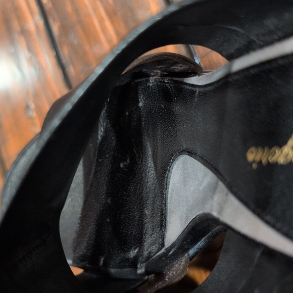 Robert Clergerie Darton Platform Wedge Mule Sandal 38.5 Runs Small - Picture 5 of 14